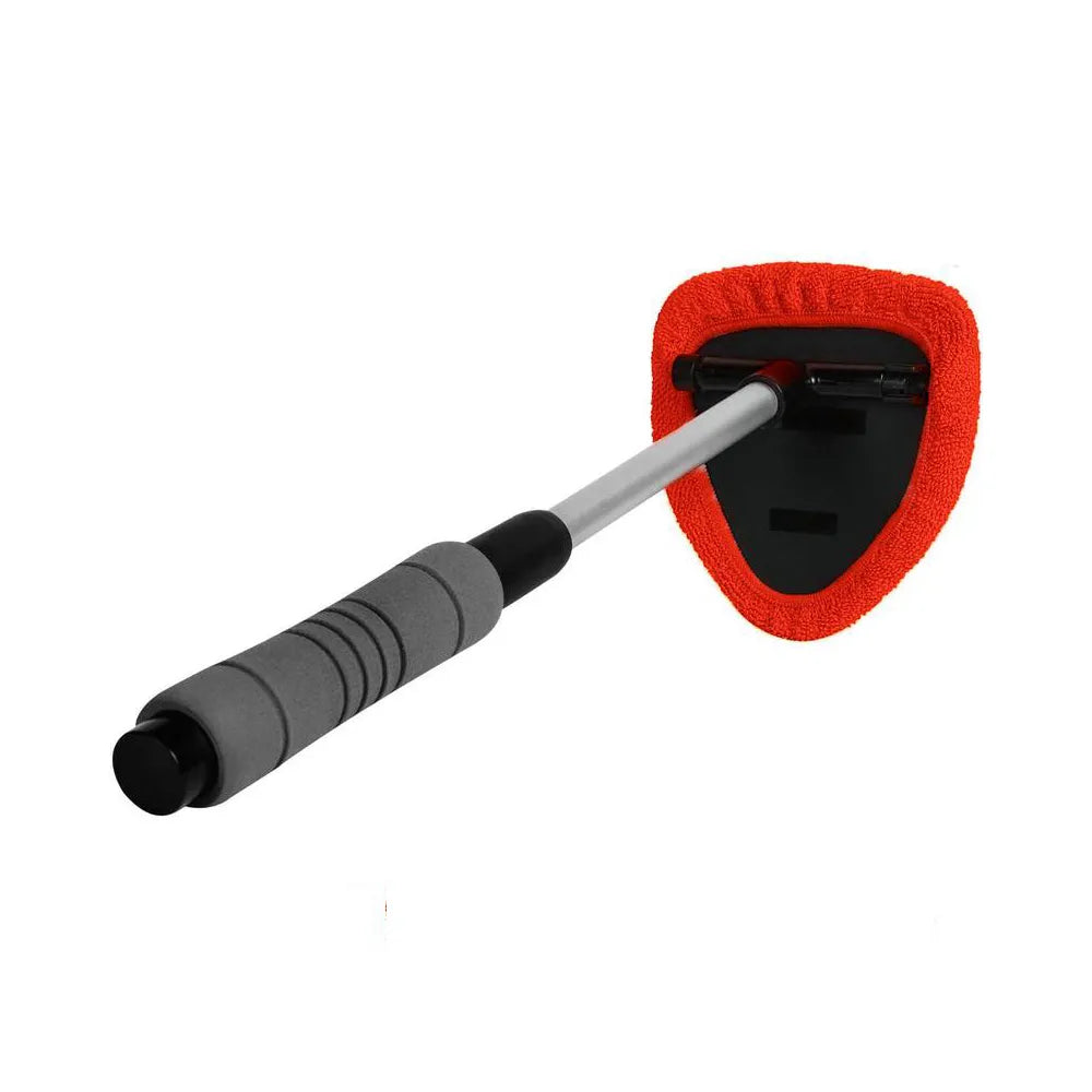 🔥Microfiber Car Windshield Cleaning Tool with Extendable Handle