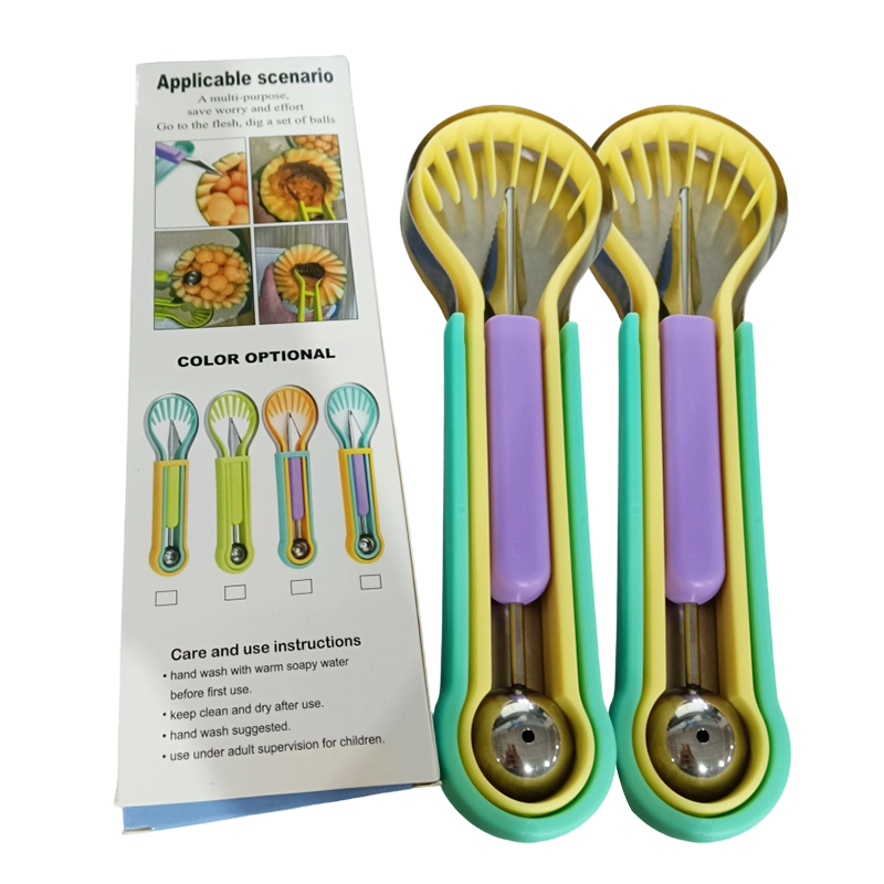Multi-Functional Fruit Melon Baller Scoop Set ๐