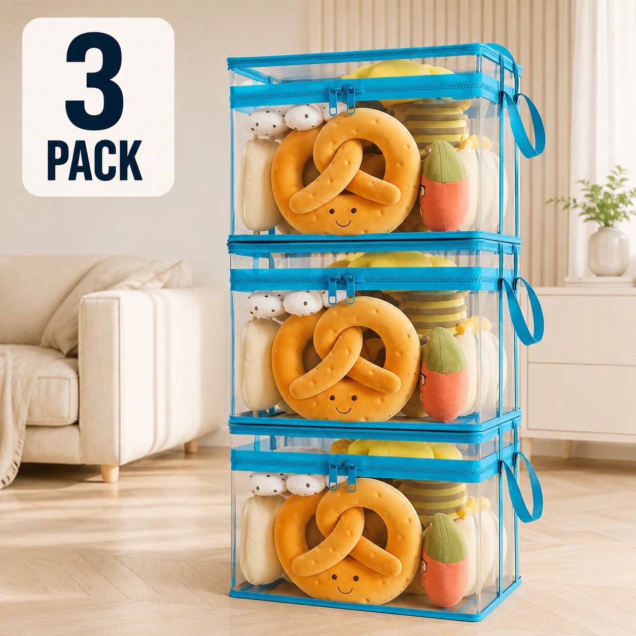 🔥Large Clear Storage Box🧺