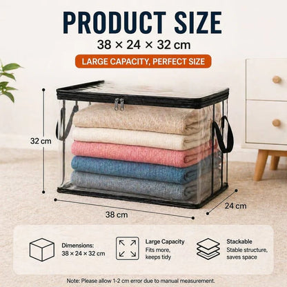 🔥Large Clear Storage Box🧺