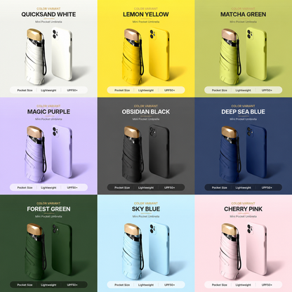 ✨ Say Goodbye to Bulky Umbrellas-Dual-Purpose Portable Capsule Umbrella