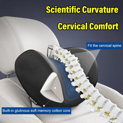 Car Headrest Neck and Waist Pillow🚗🛋️