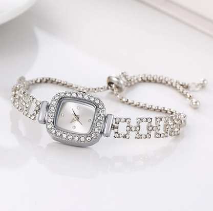 ✨❤️Women Drawstring Bracelet Watch Square Quartz
