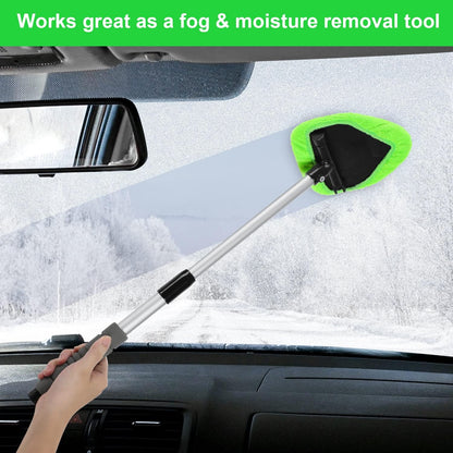 🔥Windshield Cleaning Tool——With 4 Free Microfiber Pads and 1 Fog-Proof Agent