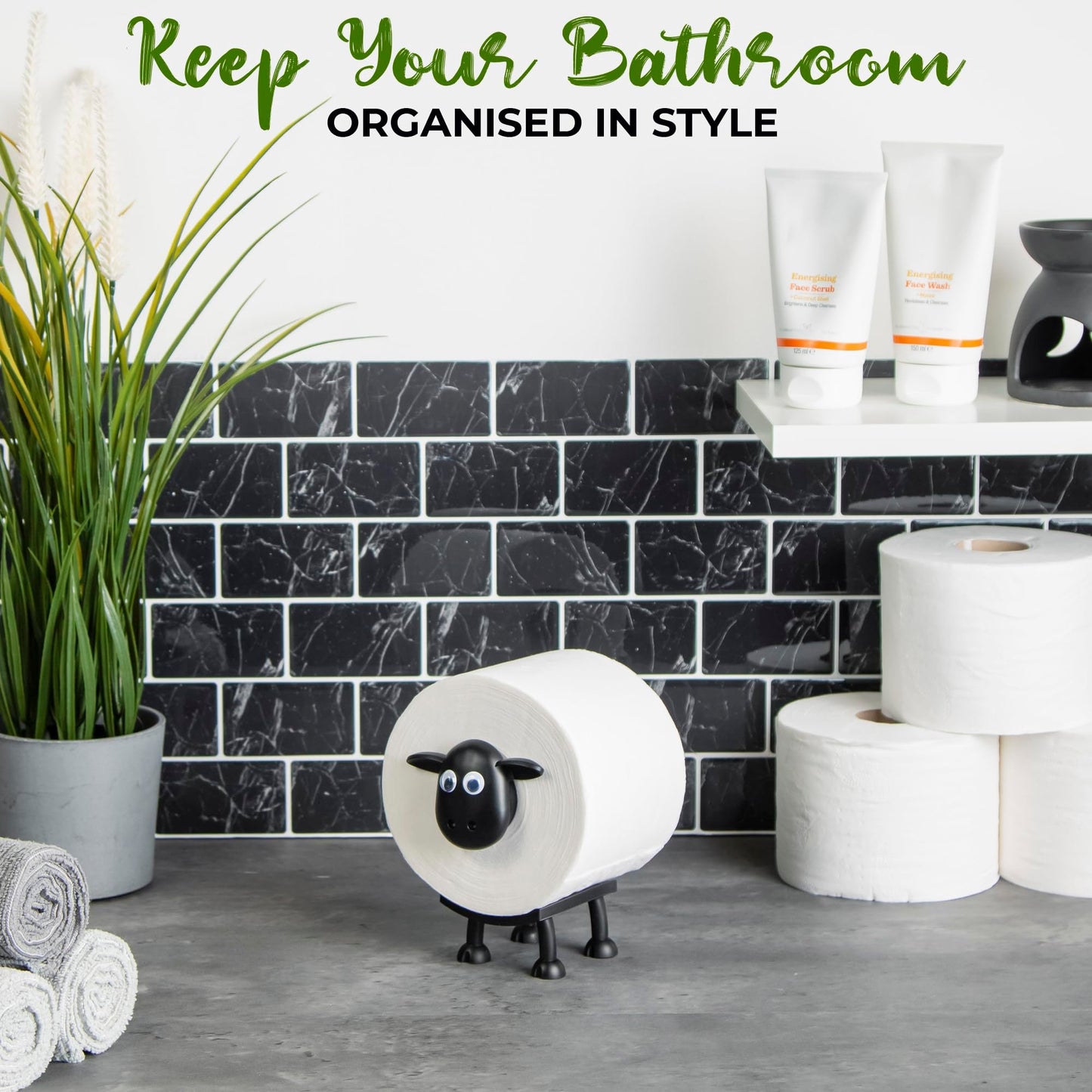 🎁 Sheep Toilet Roll Holder