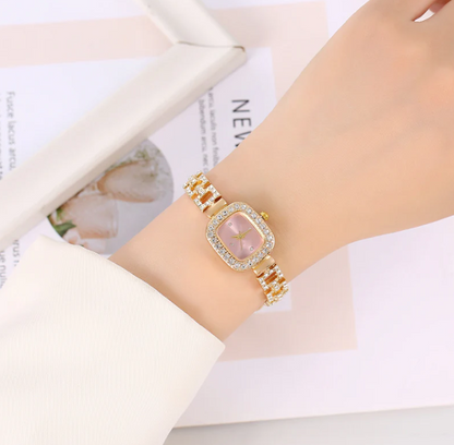 ✨❤️Women Drawstring Bracelet Watch Square Quartz