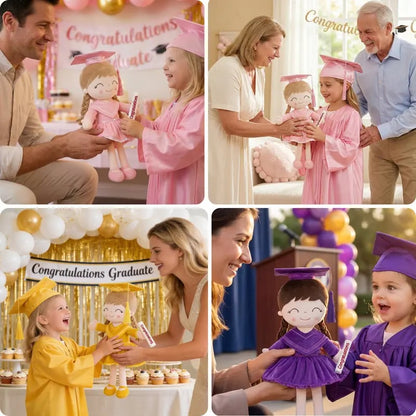 🎓 Class of 2026 Graduation Doll – 16” Soft Plush Keepsake Gift with Gift Bag