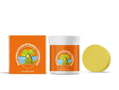 Multi-Purpose Coconut Oil Cleaning & Polishing Paste