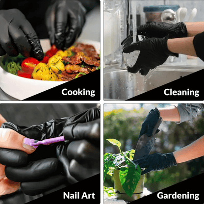 🔥 Heavy Duty Nitrile Gloves,6mil-50 Count