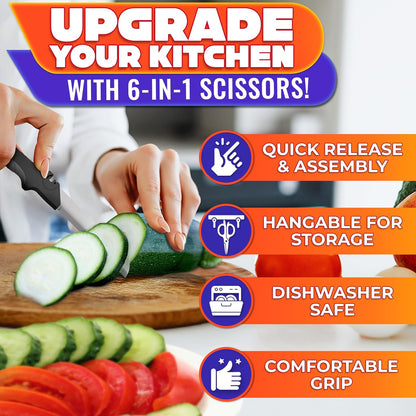 🔥✨2 in 1 Kitchen Scissors for Food