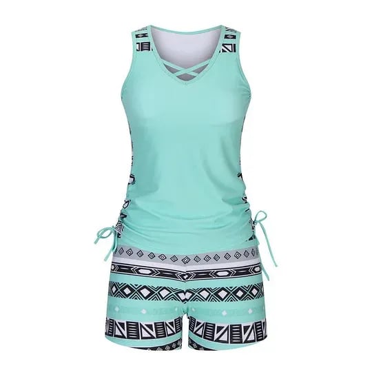 🌊Women's Fashion Two-Piece Tankini Set