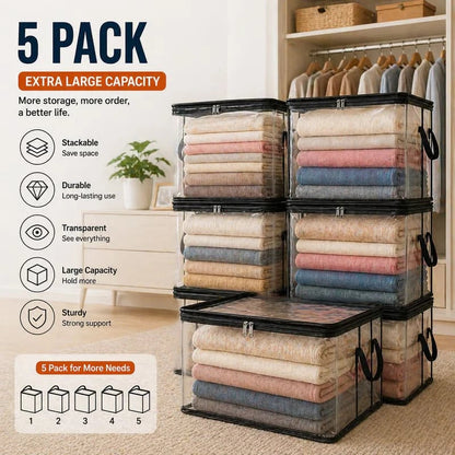 🔥Large Clear Storage Box🧺