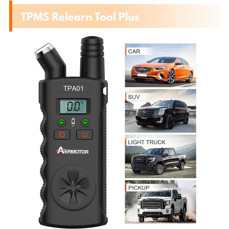Dailyardtool® TPMS 2-in-1 Relearn Tool & Digital Tire Pressure Gauge