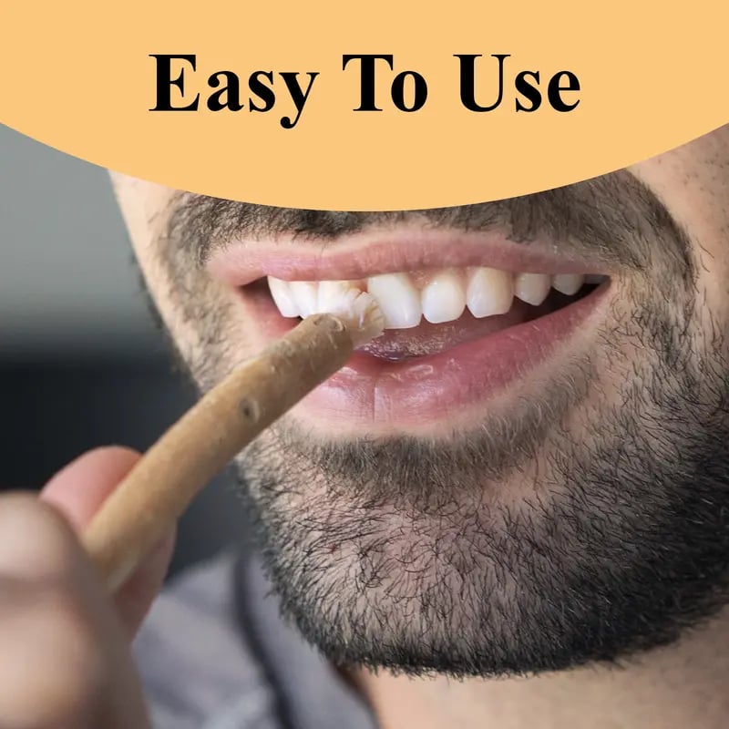 🌿 Natural Miswak Sticks – Individually Wrapped, Traditional Toothbrush for Fresh Breath & Healthy Gums