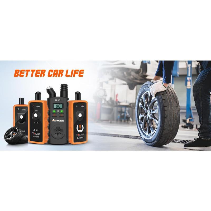 Dailyardtool® TPMS 2-in-1 Relearn Tool & Digital Tire Pressure Gauge