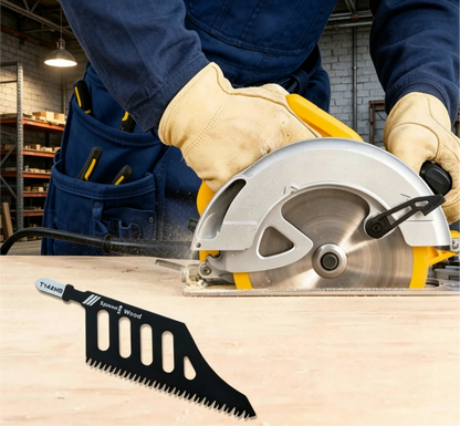 5pcs Flush Cutting Jigsaw Blade for Wood Plastic Metal