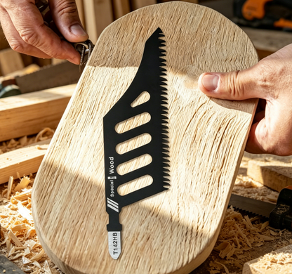 5pcs Flush Cutting Jigsaw Blade for Wood Plastic Metal