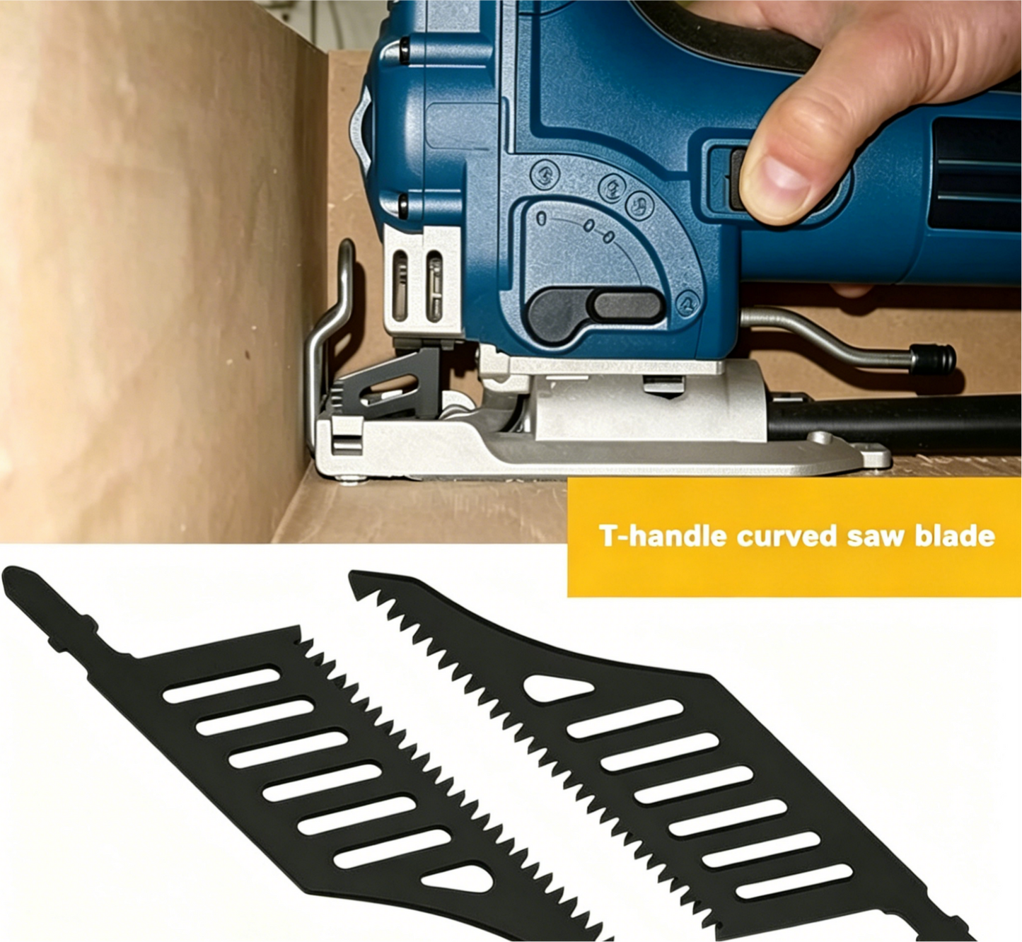 5pcs Flush Cutting Jigsaw Blade for Wood Plastic Metal