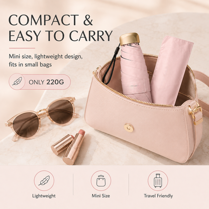 ✨ Say Goodbye to Bulky Umbrellas-Dual-Purpose Portable Capsule Umbrella