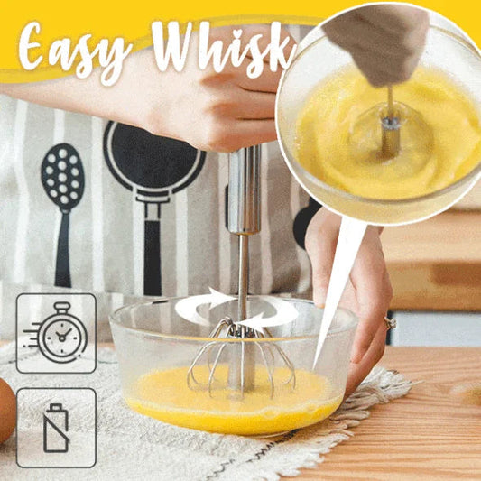 Stainless Steel Semi-Automatic Whisk 🥣