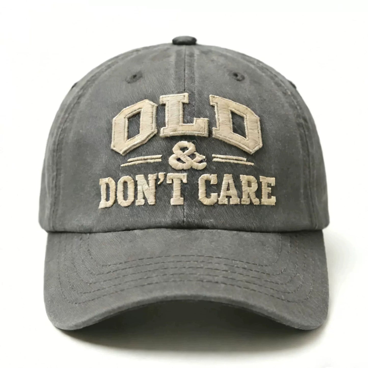🧢 2026 New Year Hot Sale |  Vintage Distressed “OLD & DON’T CARE” Cap
