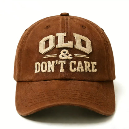 🧢 2026 New Year Hot Sale |  Vintage Distressed “OLD & DON’T CARE” Cap
