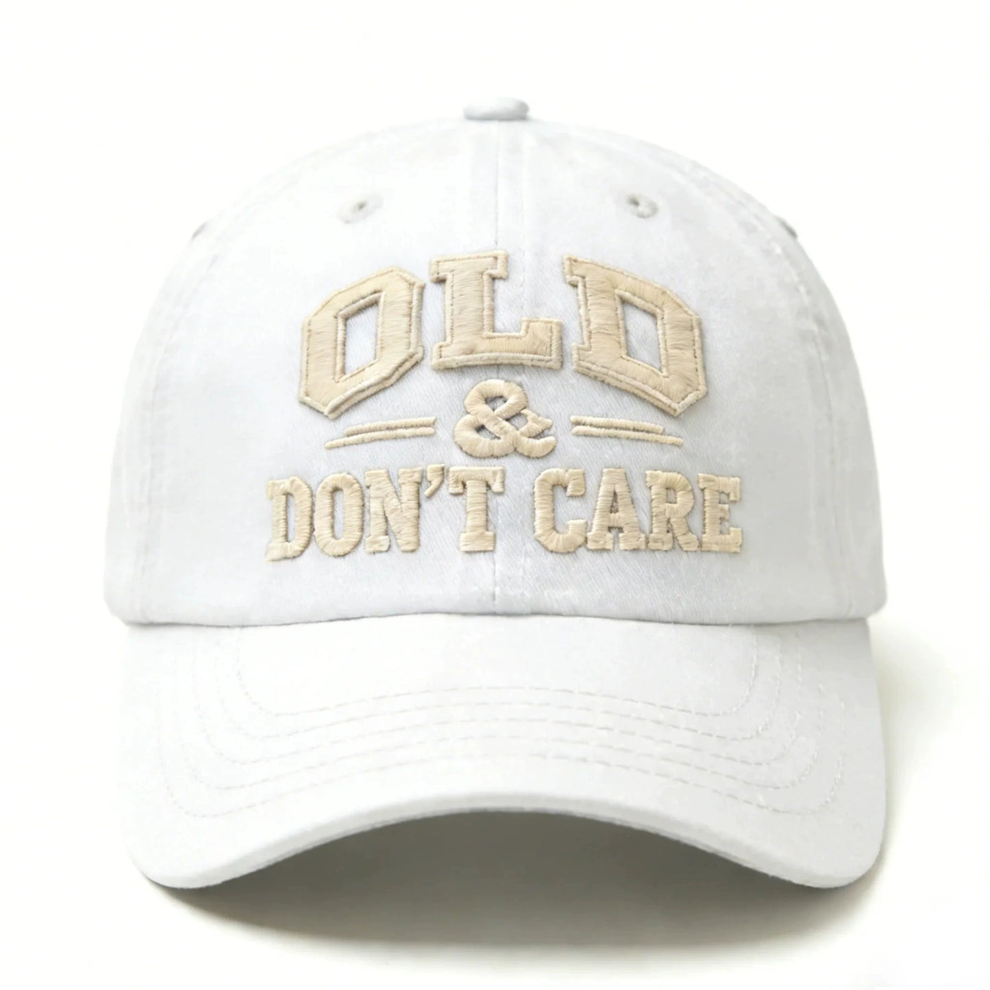 🧢 2026 New Year Hot Sale |  Vintage Distressed “OLD & DON’T CARE” Cap