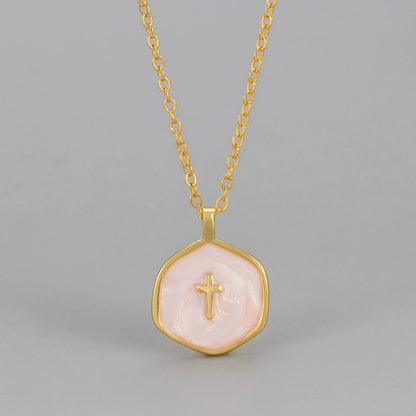 New Arrival✨The "Serene Faith" Vintage Oval Cross Necklace