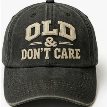 🧢 2026 New Year Hot Sale |  Vintage Distressed “OLD & DON’T CARE” Cap