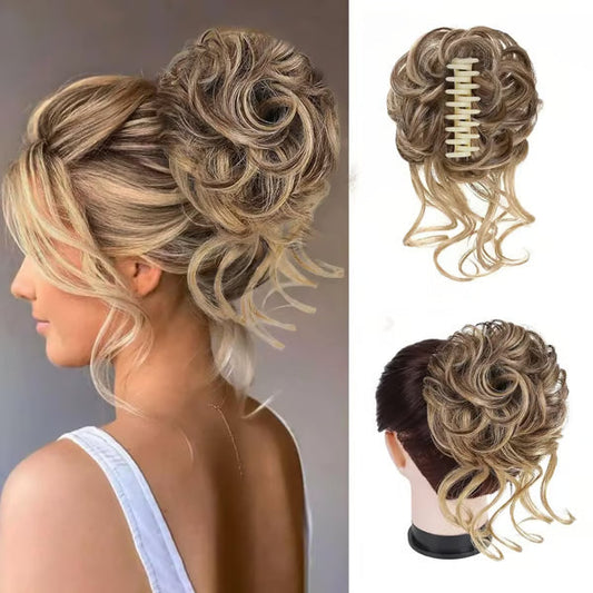 Top Knot Bun Hairpiece – Blends with your hair, heat style friendly