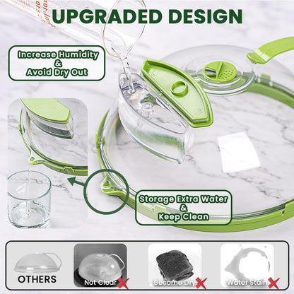 🔥Microwave Splatter Cover with Water Steamer