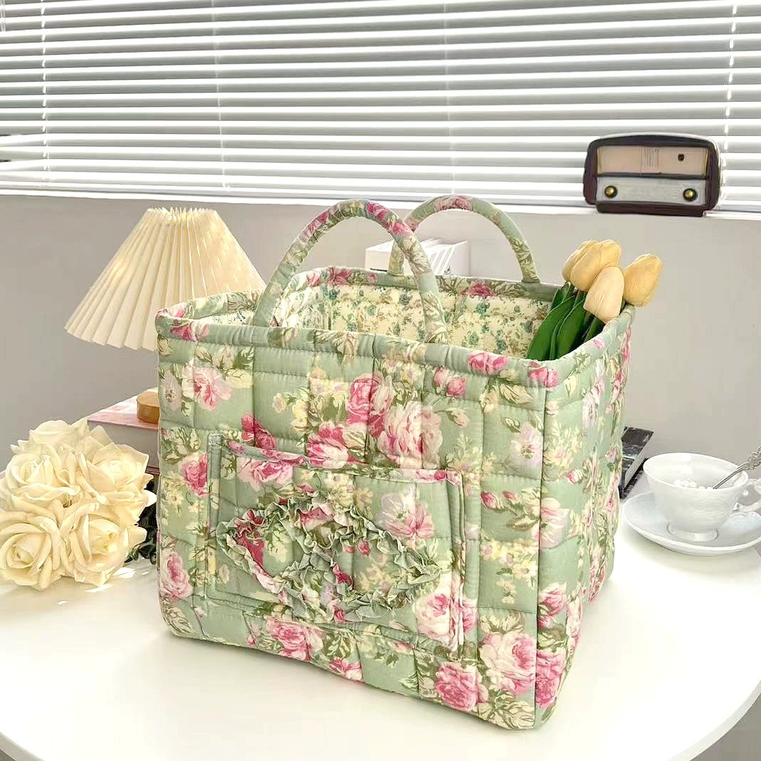 💐💥Boho Fabric Storage Basket🌸