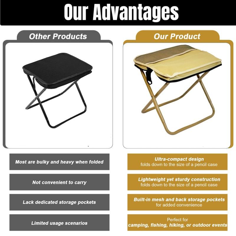 ⛰️Mountaineering and Hiking Portable Stool🌟