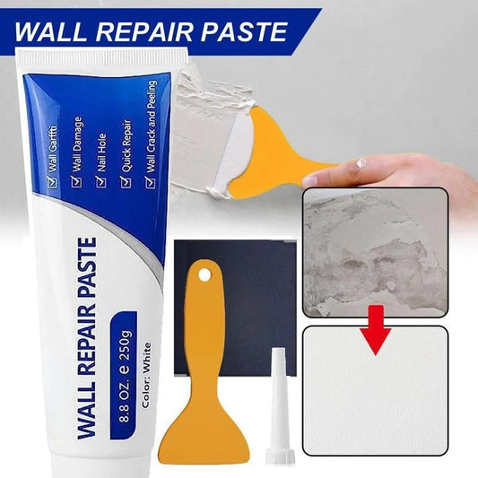 🔥THE ULTIMATE White Drywall Repair Paint Kit – No Sanding, No Primer, No Mess. Fix Nail Holes, Cracks & Dents in Minutes