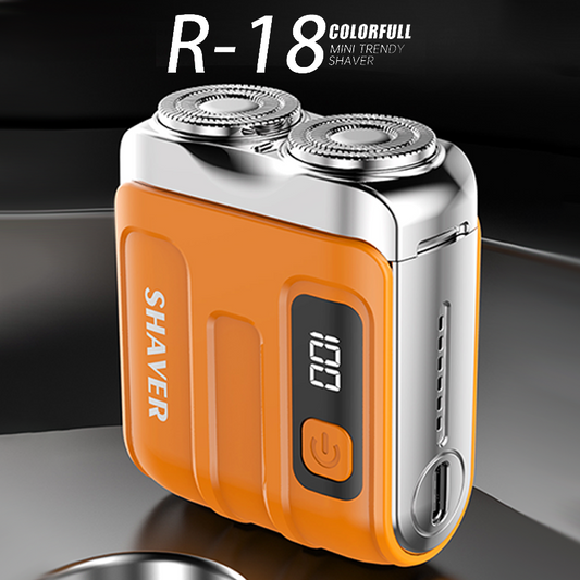⚡ LIMITED-TIME 30% OFF! 💥 Portable Mini Men's Electric Shaver – AI Beard Sensing, Magnetic Head, Fast Charge ✨