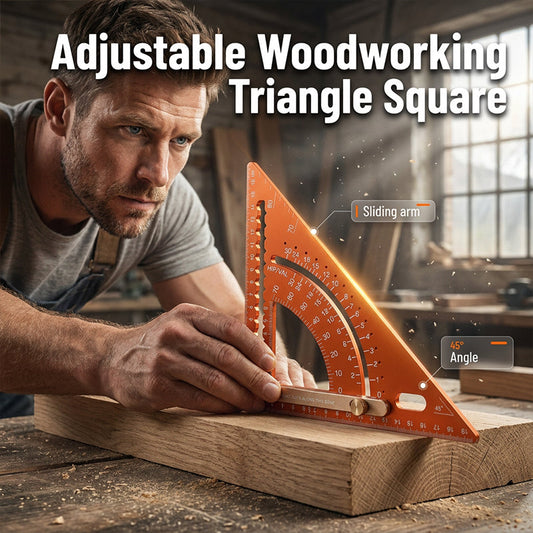 📐 LIMITED-TIME 30% OFF! ✨ Precision Woodworking Triangle Square – Alloy, Adjustable, Anti-Rust 🛠️