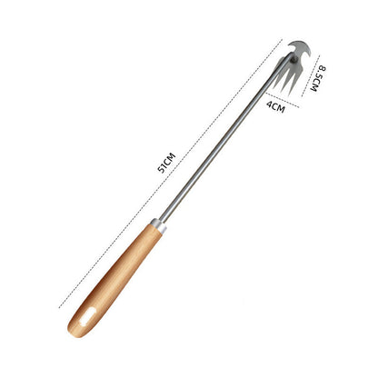 🌿  Multifunctional Garden Weeding Forks with Wooden Handle