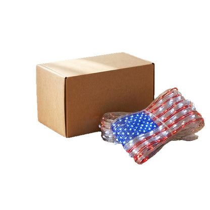 ✨ Patriotic Flag Net Lights – USB, Waterproof, 50,000-Hour ✨