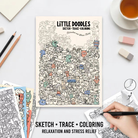 Creative Doodle Art Coloring Book 🖌️📖