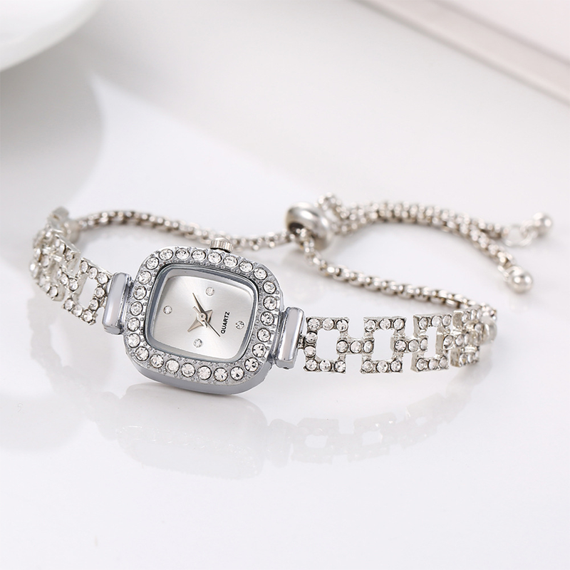 ✨❤️Women Drawstring Bracelet Watch Square Quartz