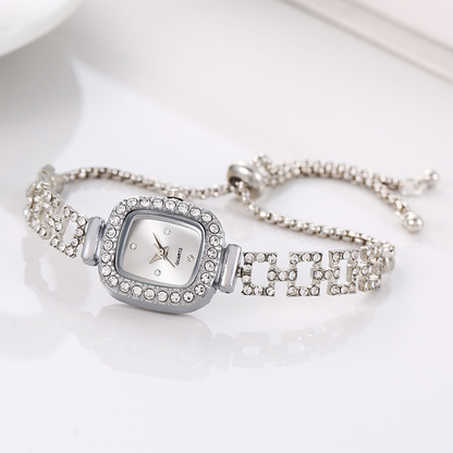 ✨❤️Women Drawstring Bracelet Watch Square Quartz