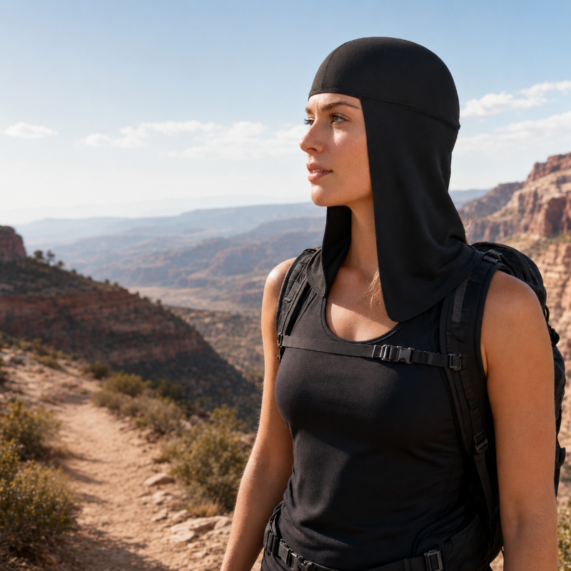 ☀️🩵Breathable Outdoor Skull Cap with Neck Cover