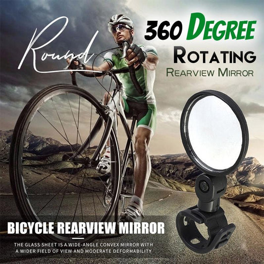 360 Degree Rotating Rearview Mirror🚴‍♂️🔎